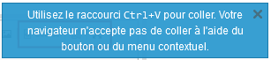 Ckeditor - Coller par raccourci
