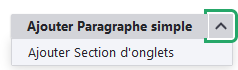 Bouton ajouter paragraphe